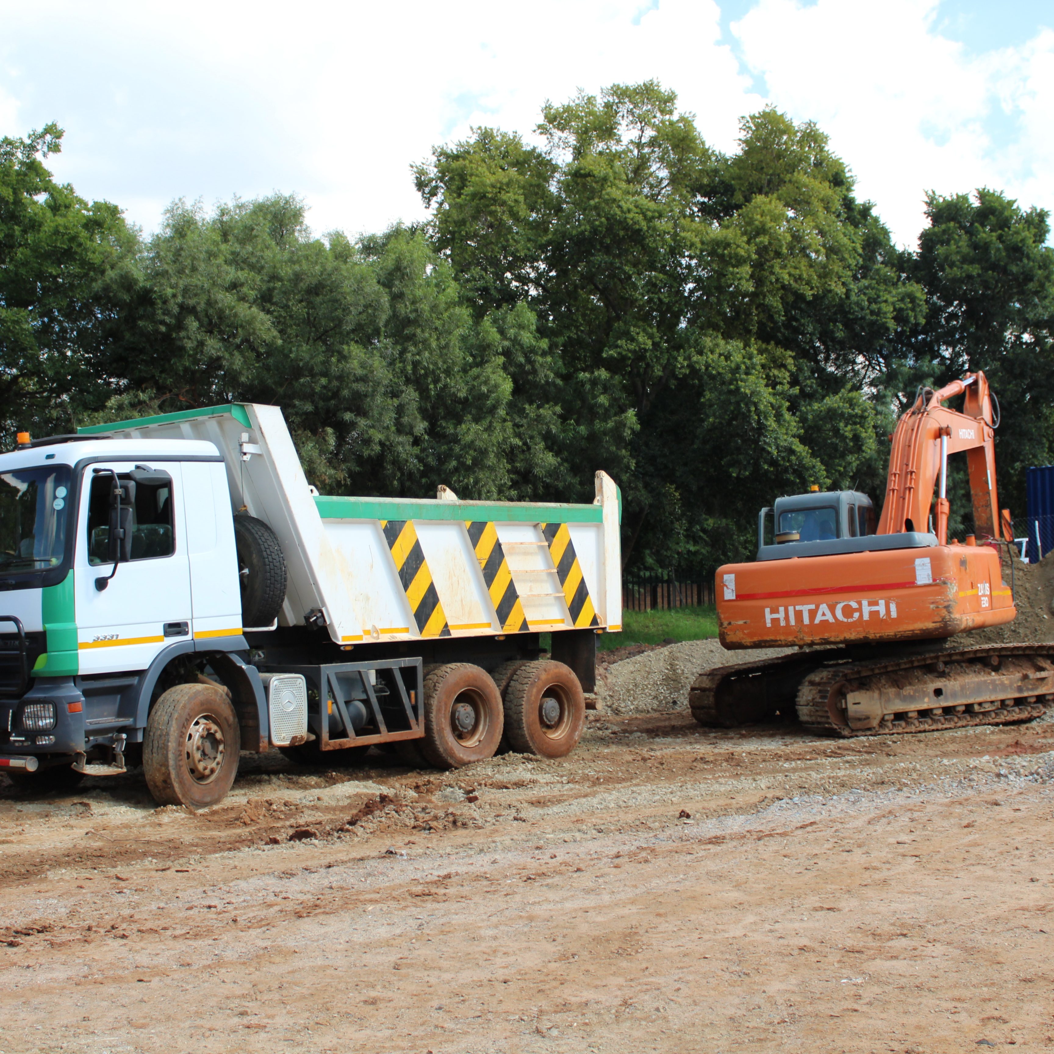Paving project in Edenvale Gauteng over 8000 sqaure meters of paving