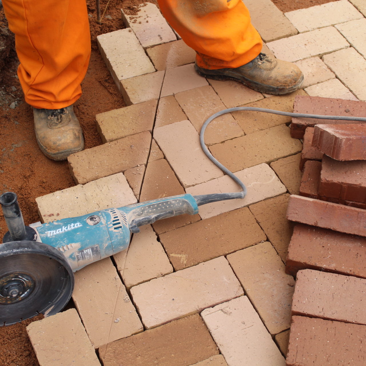 Paving project in Edenvale Gauteng over 8000 sqaure meters of paving